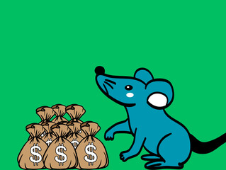 office rat who steals money