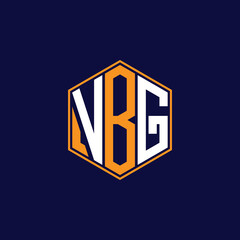 VBG Modern Hexagon Monogram Logo Design – Geometric Lettermark Vector Template