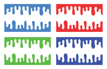 Design template waterdrop water set collection