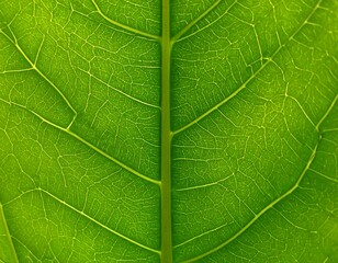 Close-up of a vibrant green leaf (6)