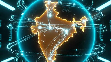 digital india global connectivity network technology - Powered by Adobe