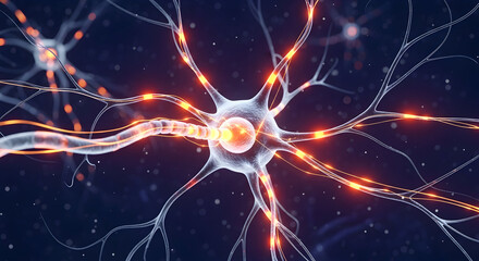 Vibrant neuron sparking critical brain connections