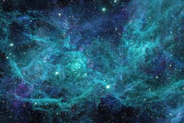 Obraz premium Colorful Nebula in Deep Space