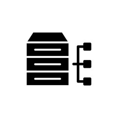 Database icon vector for web and mobile app. database sign and symbol
