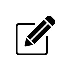 Edit icon vector for web and mobile app. edit document sign and symbol. edit text icon. pencil. sign up