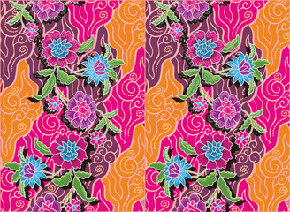 Batik Indonesian: is a technique of wax-resist dyeing applied to whole cloth, or cloth made using this technique originated from Indonesia.