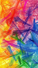 Vibrant Abstract Paint and Line Backgrounds