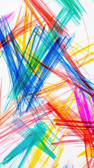 Vibrant Abstract Paint and Line Backgrounds