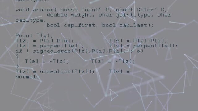 on startup editor scrolling C++ code showing API calls and methods, demonstrating network flow