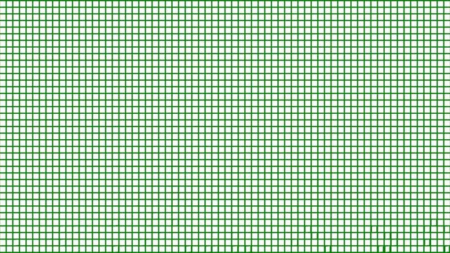 A green background with white border and screen an image of dots black grid pattern printable graph paper free squares green screen animated chromakey background movement colorful cartoonish