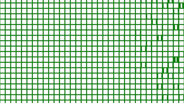 A green background with white border and screen squares on it an image of grid pattern printable graph paper template striped green screen animated chromakey background emotion cartoonish
