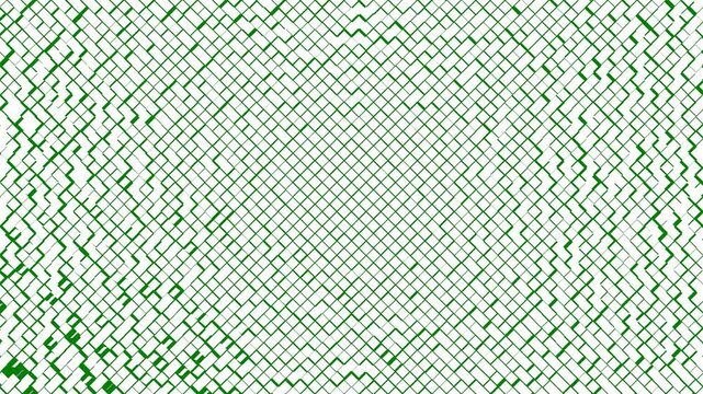 A green background with white border and squares snake skin pattern lines black an abstract on it geometric green screen animated chromakey background illustration backgrounds design