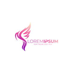 eagle logo with simple design template, bird logos
