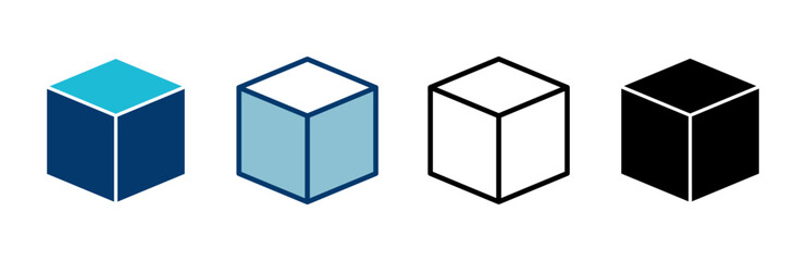 Box icon vector isolated on white background. Cardboard box, packaging open. Box vector icon