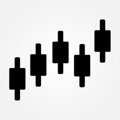 trade stock market icon symbol illustration vector eps10 logo template design pattern seamless bright minimal design flat design realistic style simple design modern design