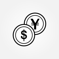 coins icon symbol illustration vector eps10 logo template design pattern seamless bright minimal design flat design realistic style simple design modern design