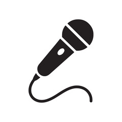 Handheld Vocal Mic Symbol