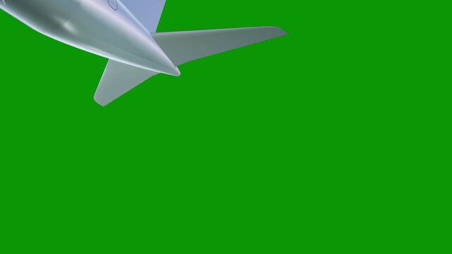 A green background with white border and screen in the an airplane flying over sky on air plane is green screen animated chromakey background figure creative gesture design depth expression