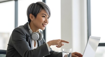 Mid-Shot of Whisk and Baking Ingredients on Wooden Table