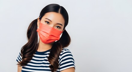 Smiling Young Asian Woman Cooking in Modern Kitchen