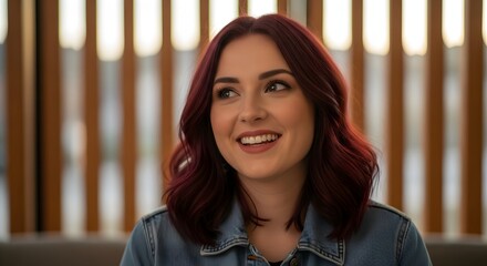 Vibrant Young Woman Baking: Whisk and Flour