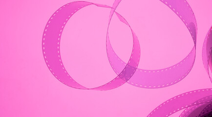 cinematic abstract background with film strip