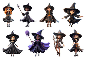 PNG Charming Witches Whimsical Attire