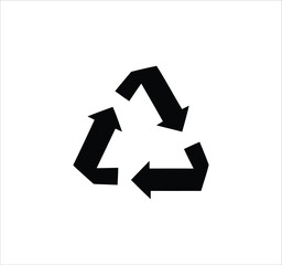 Recycling and eco icon set with line vector symbols for waste management and a green environment.