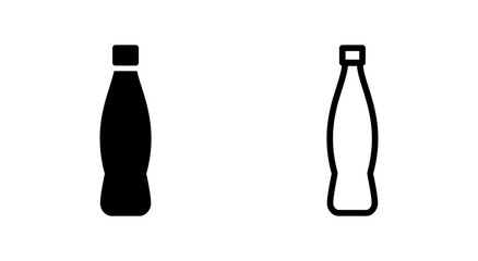 Bottle icon symbol for apps and websites. bottle sign and symbol