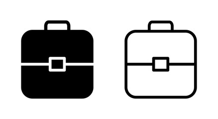 Briefcase icon symbol for apps and websites. suitcase sign and symbol. luggage symbol.