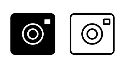 Camera icon symbol for apps and websites. photo camera sign and symbol. photography icon.