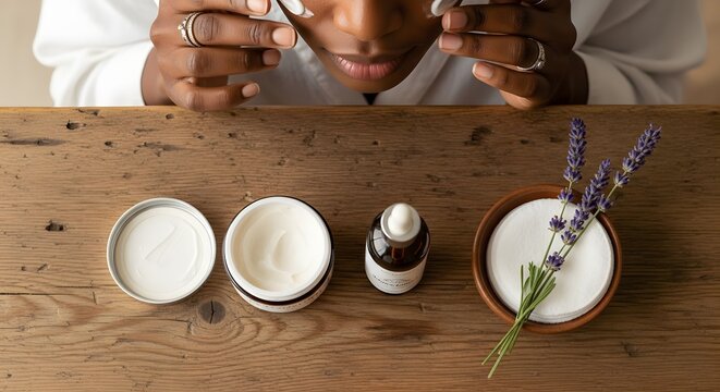 Overhead Flat Lay of Whisk and Baking Ingredients