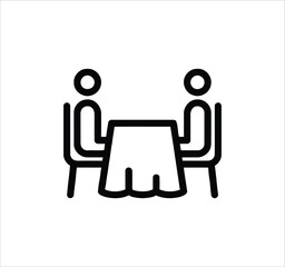 Restaurant & Food Service set of web icons in line style. Editable stroke icons including menus, meals, dining, drinks, cafes, bars, delivery, culinary branding, and various types of food and restaura