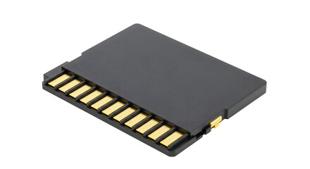 Technology hardware component for connecting memory or electronic circuit board systems isolated PNG with Transparent Background