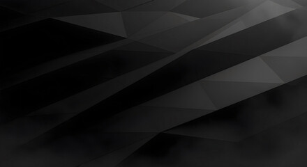 Abstract Dark Polygonal Background with Glowing Red Circuit Board Texture