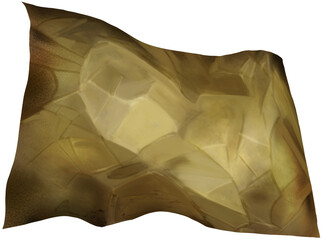 レトロなボロボロの紙切れ・古びた紙・地図ゲームアイテム素材