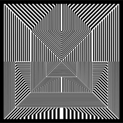 Black And White Pattern Vecto. Geometric Retro Vintage Pattern. Repeated And Decorative Design That Can Be Used For Packaging, Decorating, Interior Design, Wallpapers, Banners.