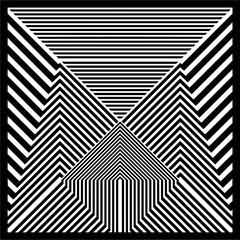 Black And White Pattern Vecto. Geometric Retro Vintage Pattern. Repeated And Decorative Design That Can Be Used For Packaging, Decorating, Interior Design, Wallpapers, Banners.