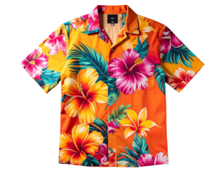 Tropical Patterned Shirt PNG