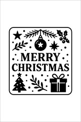 Happy Merry Christmas Template Design