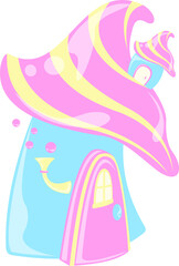 Candy Fantasy World Illustration