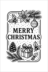 Happy Merry Christmas Template Design