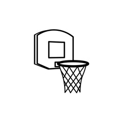 basketball hoop and net