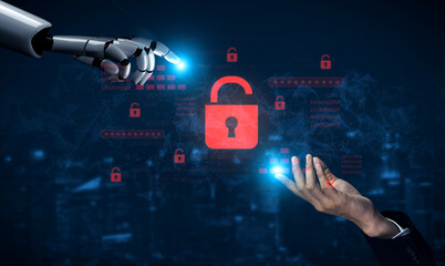 AI system identifies potential data vulnerabilities and alerts for breaches, improving proactive...