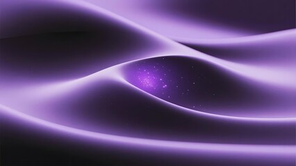 Abstract purple waves with glowing cosmic center