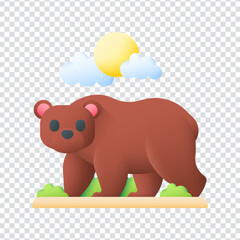 Bear Wildlife Icon