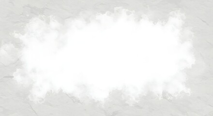 Obraz premium Cloudy frame abstract background white center for design and visuals