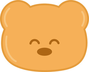 Brown bear face_smile