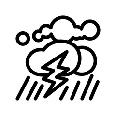 Storm icon design template