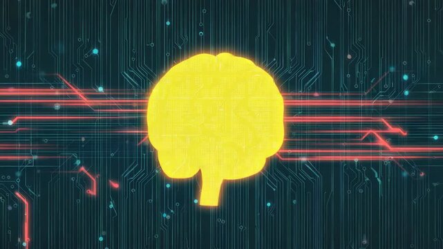 Glowing brain with neural network data mining